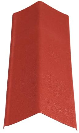 Onduline - Ortgangabschluss geeignet für Duro-S/Classic und Base Platte - Bitumenwellplatten Intensiv Rot - Ortgangprofil - Rand- & Dachkantenschutz für Nebengebäude - Maße 100x90x18cm