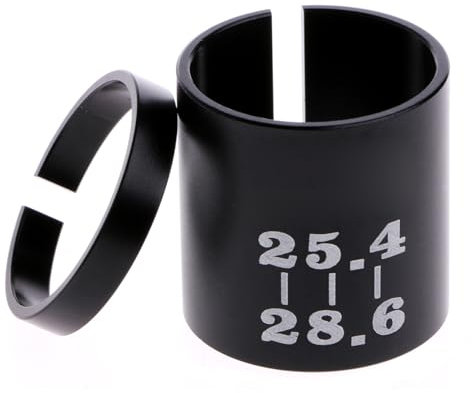 TIANQUXNGI Bike Ahead Vorbau-Reduzierstück, Umrüstsatz, variabel, 25,4 auf 28,6 mm