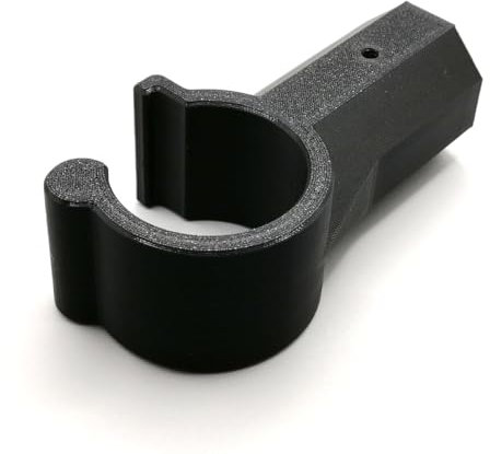 Gancho para tragaluz Velux para barra telescópica Velux (Negro)