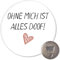 Huuraa Magnet Ohne Mich ist Alles doof Geschenk 59mm Flaschenöffner Ohne Mich ist Geschenkidee