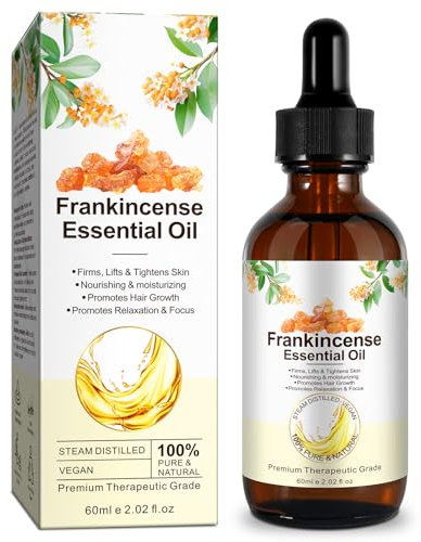 Aceite de incienso premium – 100% puro; aceite de incienso orgánico para la piel, rostro, aromaterapia; el mejor aceite de incienso para la cara, arrugas en cicatrices; Deep Nourishing