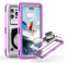 YIMONA IPX8 Waterproof Phone Pouch Case - 6.9 Dry Bag for Swimming Dry Bag with Lanyard Purple