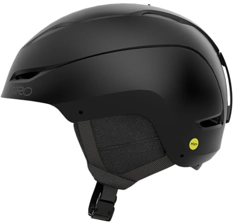 Giro Ratio Mips Helmet - Thermostat Control Venting, In Form Fit System, Audio Compatible, Impact Protection, Matte Black, Size: S