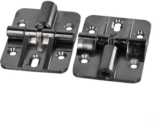 Flexible Design 180 Degree Locking Hinges for Tables and Bifold Doors, Made from Zinc Alloy (Black)