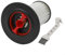 Kit de remplacement de filtre HEPA pour aspirateur Bosch Unlimited Gen2 Series 8 avec outil de nettoyage (1 paquet)