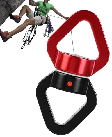 Nevalerra Kletterkarabiner - Karabiner 30 kN mit Sicherung | Ausrüstungsring für Seil und Sicherungszubehör für Wandern, Camping, Fitnessstudio und Outdoor-Aktivitäten