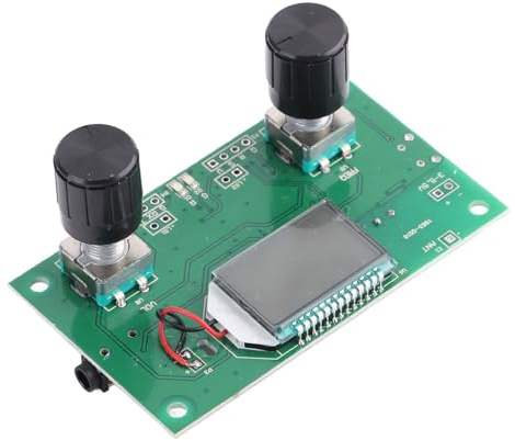 Digitales Radio-Empfängermodul, Stereo-Funk-FM-Leiterplatte mit LCD-Display, High-Fidelity-Sound, 30-stufige Lautstärkeanpassung für Heimwerker, Elektronik-Enthusiasten und