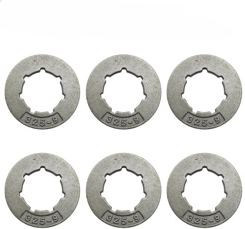 6 Stück/Los .325-9T Kettenritzel Felge kompatibel mit Kettensägen-Teil