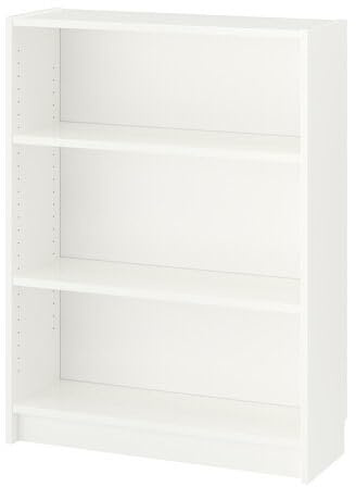 ProTuning BILLY Bücherregal, verstellbare Regale, Aufbewahrungseinheit, 80 cm Breite x 28 cm Tiefe x 106 cm Höhe, Weiß