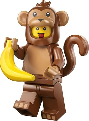 Lego 71050 Costume de singe – Figurines de la série 28 animaux, figurine unique