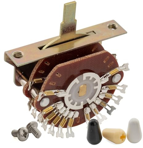 Musiclily Pro 5-Weg Super Schalter 4 Ebenen Pickup Wahlschalter Switch | für Strat Tele Style E-Gitarre