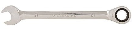 Silverline Tools 656620 - Llave combinada combinada con carraca 21 mm