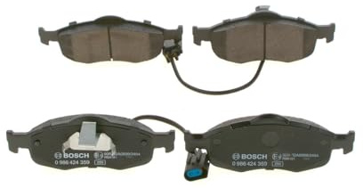 Bosch BP170 - Brake Pads Car Front Axle - Bosch Quality - Reduced Noise and Dust - ECE-R90 Certified - Copper-Free - 1 Set of 4 Pads