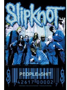Slipknot Póster flaggepeople Shit Bandera Póster Textil Póster 75 x 110 cm Flag