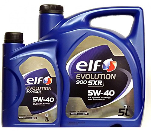 Huile moteur ELF Evolution 900 SXR 5W40 6 litres (1x5 lt + 1x1 lt)