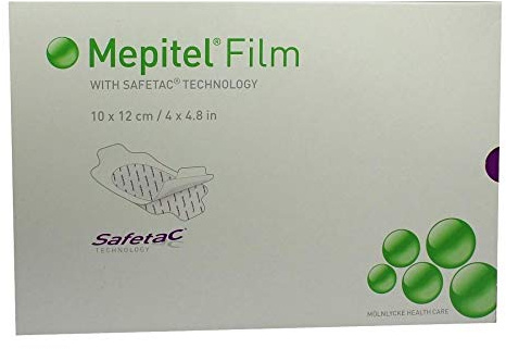 MEPITEL Film Folienverband 10x12 cm 10 St