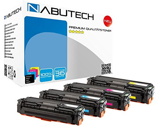 4 FABRIKNEUER NABUTECH TONER nach ( ISO-Norm 19798 ) für Samsung CLP680 CLP680DW CLP680ND CLX6260FD CLX6260FR CLX6260FW CLX260ND, CLP-680 CLP-680DW CLP-680ND CLX-6260FD CLX-6260FR CLX-6260FW CLX-6260ND CLT-K506L CLT-C506L CLT-M506L CLT-Y506L