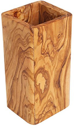 Redecker 741003 Köcher / Behälter für Kochlöffel & Co. aus Olivenholz
