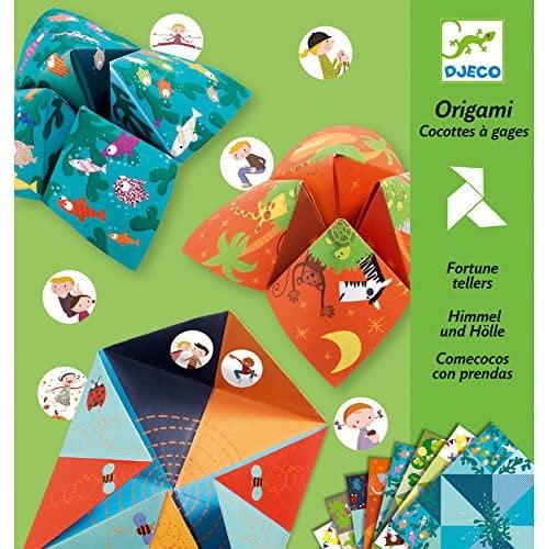 Djeco DJ08764 Vogel 599386031 Chinesisches – Origami Starter, Multicolour, S