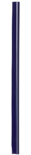 Durable Klemmschiene A4, für circa 30 Blatt, Packung à 50 Stück, dunkelblau, 293007