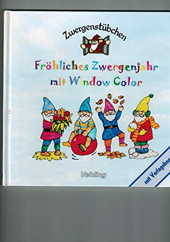 Fröhliches Zwergenjahr mit Window Color Zwergenstübchen