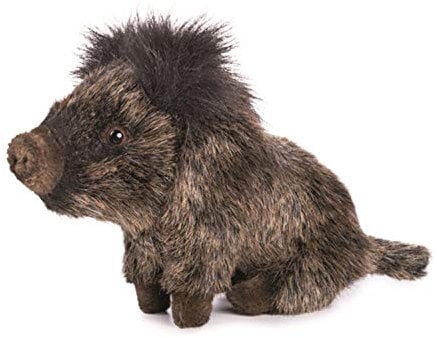 HANSA - Plüschtier Wildschwein, sitzend, 14 cm H/18 cm L