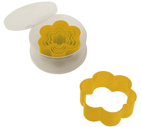 Pedrini Linea Dolci Tagliapasta Fiore, Giallo, 6 unità
