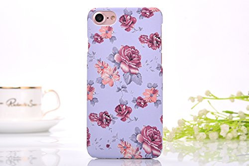 HTDirect iphone7 Schutzhülle Smartphone Case einzigartige Design Back Cover Tasche (Blumen 4)