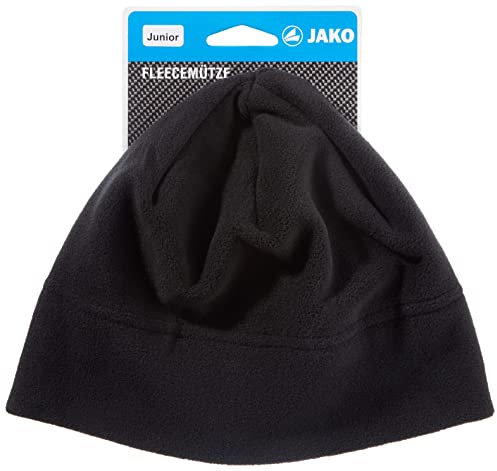JAKO Fleecemuetze Cap schwarz, 01 Junior Ohne Geschlecht
