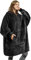 Kato Tirrinia Übergroße Hoodie Decke mit Ärmeln , Tragbare Decke zum Anziehen Damen Deckenpulli, Weiche Flanell Kuschelpulli Ärmeldecke Warme Geschenke Decke für Erwachsene Frauen Herren, Schwarz