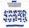 75Pcs15 Werte Multi Turn Variabler Widerstand Potentiometer Trimmer Sortiment Kit 50R-2M Ohm 500-205 3926W Top Einstellbarer Widerstand