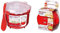 Sistema Olla de Vapor para Arroz, Color Rojo + Apta para microondas fácil de Huevos, 270 ml, cocinar Tortilla