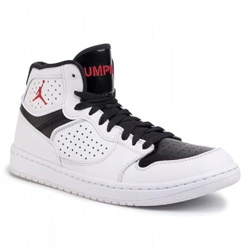 NIKE Herren Jordan Access Sneaker, Black Gym Rot Weiß, 46 EU