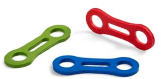Ocun Biner Fix 16mm 10 Stück blau - Biner-Fix Gummiringe, Größe One Size - Farbe blau