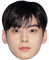 Cha Eun-Woo (Fringe) Maske aus Karton