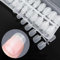 Skexiod Soft Gel Nail Tips, 240 Pcs Upgraded No Filed, Matte Coffin False Press on for Soak Off Nail Extensions