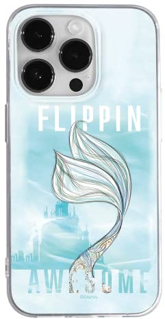 ERT GROUP Handyhülle für Apple iPhone 14 PRO Original und offiziell Lizenziertes Disney Muster Ariel 006 optimal an die Form des Handy angepasst, hülle aus TPU