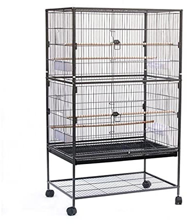 SUNESA Vogelvoliere vogelkäfige Hochwertiger großer Vogelkäfigzuchtkäfigzuchtkäfigkäfig Aviary Canary mit Rädern Vogelhaus