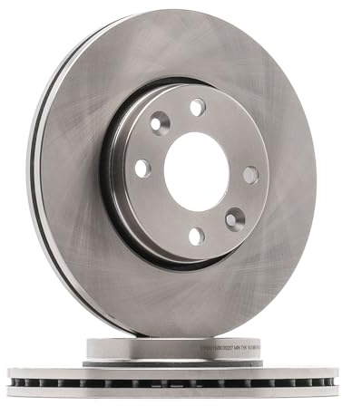 RIDEX 82B0808 2x Disque de frein Avant sans vis/boulons Compatible avec RENAULT Clio 3 3/5 portes BR0/1, CR0/1