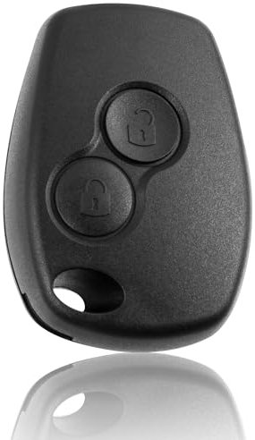 FINTERRY Remote Control Pilot Fob Car Key Shell Case Cover Replacement compatible with Dacia Logan Duster Renault Trafic Master Opel Vivaro Movano Nissan Interstar 2 Buttons Key Fob Shell Case Blade