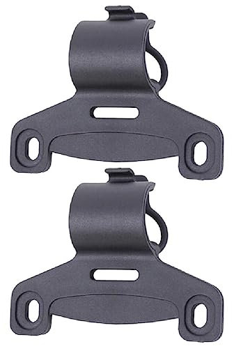 FackLOxc Clip de aire de plástico para bicicleta, práctico soporte para infladores, marco de aire de bicicleta, clip fijo para bicicletas de carretera y montaña, soporte de bomba, suministros de