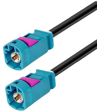 Elecbee Für HSD LVDS Z Jack to Z Jack Extension Vehicle Car Video Camera Cable Assembly 50CM