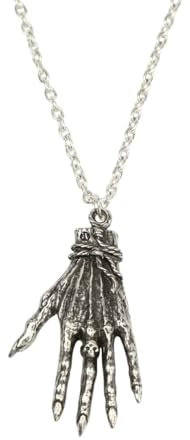 Alchemy Gothic Hand of Glory Frauen Halskette schwarz/silberfarben Hartzinn Gothic