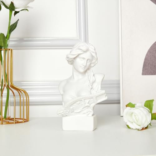 maozyiltle Büstenstatue, griechische Mythologie, Dekoration, römische Göttin, Vasen, Blumenarrangement, Skizze, doppelte Verwendung, Artemis-Statuen und Vase, geeignet für getrocknete Blumen