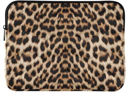 ALAZA Leopard Print Cheetah Pattern Laptop Sleeve Case 13, 13.3, 14 inch, Computer Cases for Pad Tablet, Waterproof Briefcase Bag