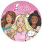 Dekora - Disco de Tarta de Oblea Comestible con Diseño de Barbie 20cm - Perfecto para Celebraciones y Cumpleaños Infantiles