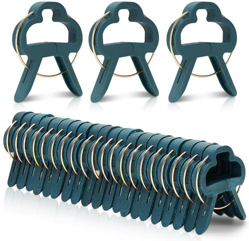 KINGLAKE 30 Stück Pflanzenclips Pflanzklammern für Kletterpflanzen, Tomatenclips Groß, Pflanzen Rankhilfe Clips, Tomaten Clips, Blumenklammern, Klammern Befestigen für Pflanzen-L