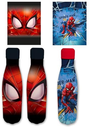 TOYSGIOCATTOLI Gourde thermique (SPIDERMAN BLU)