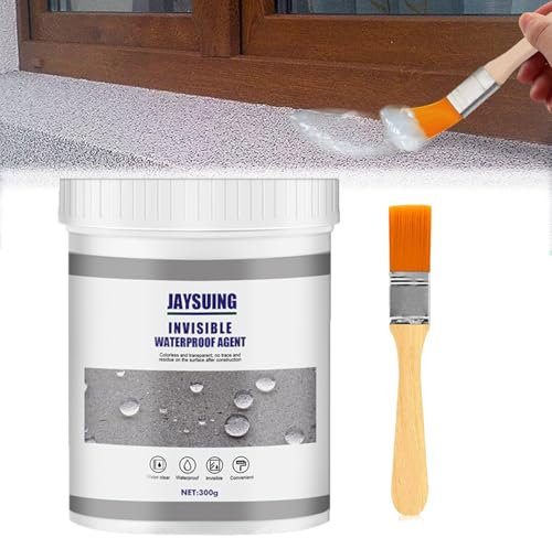 Mastic d'étanchéité imperméable invisible, agent imperméable transparent, agent imperméable invisible, colle anti-fuite pour l'intérieur et l'extérieur, 300 g