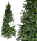 Albero di Natale Slim in PVC Realistico, Ideale per Spazi Ridotti, di Altissima Qualità, 1059 Rami Fitti e Base Stabile, Design Elegante per Decorazioni Natalizie di Classe, 210 cm